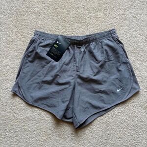 NWT Nike Dri-Fit Running Shorts Grey Drawstring Waist Youth XL Activewear Gym‎